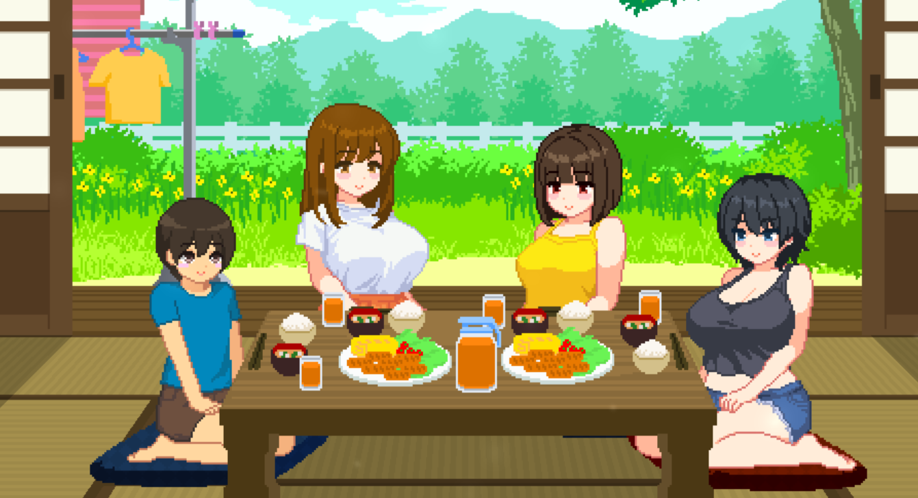 【PC/像素RPG】 我和夏天的大姐姐们 ぼくと夏のおねえちゃん達 汉化版 [Mtool汉化/动态/新作/1G]